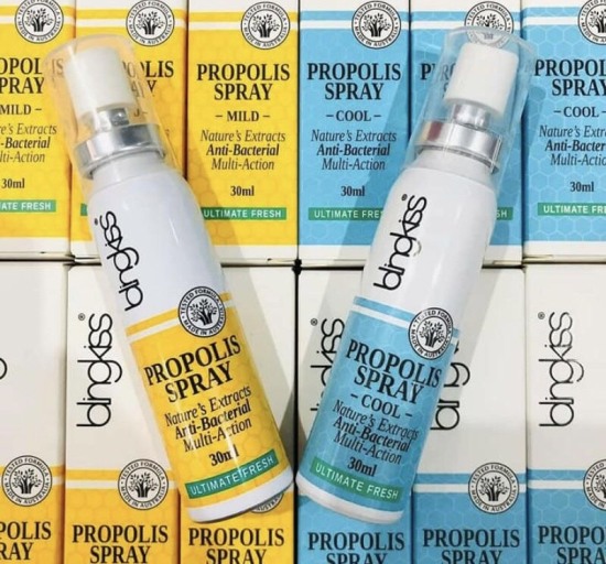 Xịt họng keo ong blingkiss propolis spray ultimate fresh 30ml australia - ảnh sản phẩm 1