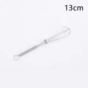 1pc, Handheld Egg Beater, Stainless Steel Manual Egg Beater