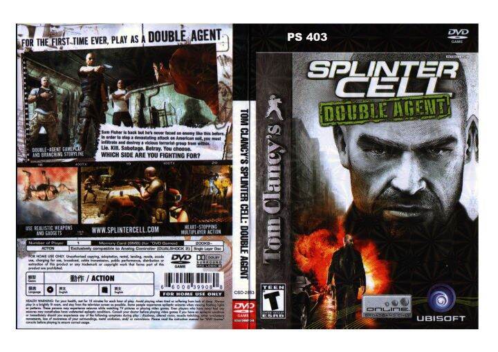 Tom Clancy's Splinter Cell Double Agent N PS2