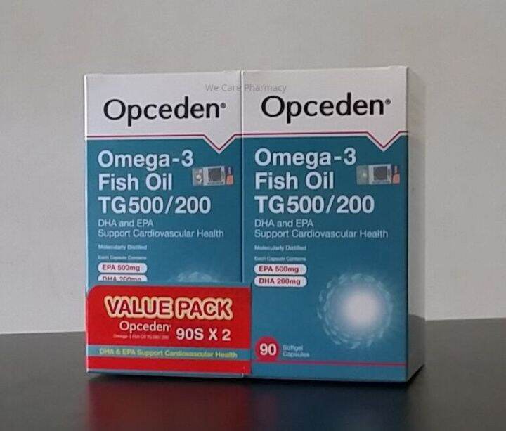 Opceden Omega3 Fish Oil TG500/200 (EPA 500mg, DHA 200mg) Molecularly