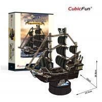 จิ๊กซอว์ 3 มิติ เรือแบล็คเพิร์ล Queen Annes Revenge small T4035 แบรนด์ Cubicfun ของแท้ 100% สินค้าพร้อมส่ง