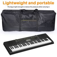 Portable 61 Key Electronic Piano Keyboard Bag Carrying Bag Storage Holder Case 600D Cloth