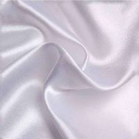 ผ้าซาติน ผ้าเครป ผ้าต่วน มันเงา สีขาว white satin หน้ากว้าง 60 นิ้ว 1 หลา 50 บาท