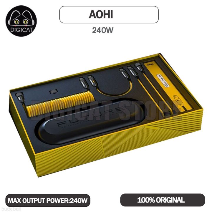 aohi-240w-r-อนาคตที่สร้างสรรค์สายไฟ2-6m-super-fast-r-type-c-ฤดูใบไม้ผลิสายข้อมูล-r-android-ipad