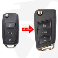 3ปุ่มรถ REMOTE Key SHELL Case สำหรับ Fabia Octavia Superb สำหรับ SEAT LEON Toledo Altea