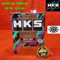 น้ำมันเครื่อง HKS เบนซิน SUPER OIL Premium 5W 30สังเคราะห์แท้ 100% 4ลิตร