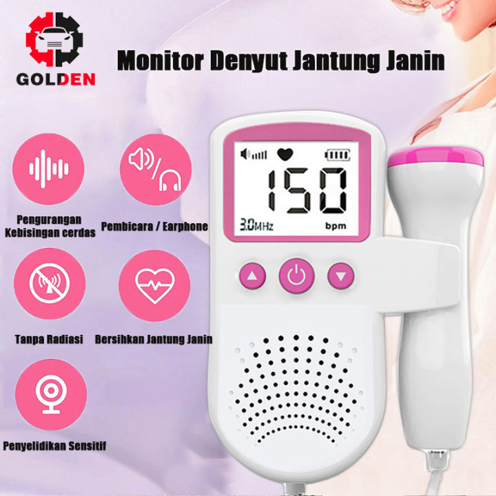 Alat Deteksi Monitor Detak Jantung Janin Bayi Dengan Ultrasound ...