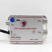 2 Way 20db CA Antenna Signal Amplifier Booster Splitter US plug AMP Splitter Home Equipments 45Mhz to 860MHz Free Ship