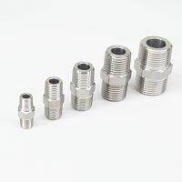 1/8 1/4 3/8 1/2 3/4 1 BSPT Male to Male Equal Reducer 304 Stainless Steel Pipe Fittings Connectors High Pressure