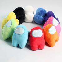 【YF】 10pcs/12pcsPlush Doll 10cm Plush Colorful Crewmate Game Soft Toy Music Kawaii Stuffed Cute Hand Size Plushie Kids Gif