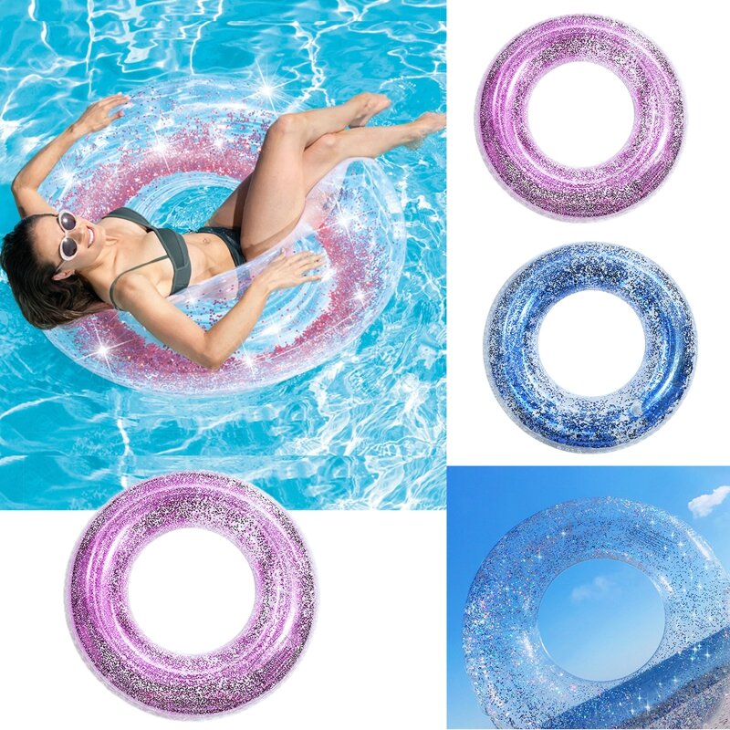 Ring Style Intex Colorful Transparent Pool Float 