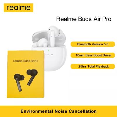 Realme Buds Air Pro ANC ENC Active Noise Cancellation Bluetooth 5.0 Headset 10mm Bass Boost Driver Headphones Wireless Earphones