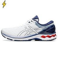 2023 Asics จุดผลิตภัณฑ์ใหม่ Gel-KAYANO K27สนับสนุนรองเท้าวิ่งนักรบดำผู้ชายและรองเท้าผ้าใบสตรี