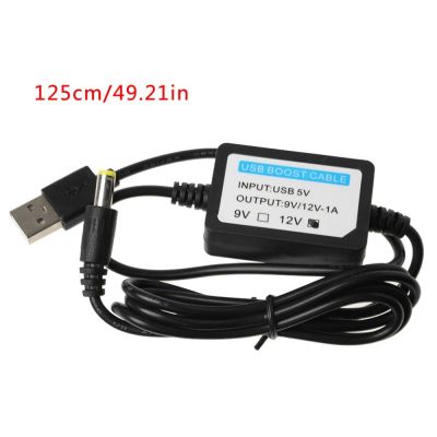 【Factory-direct】 Huilopker MALL USB 5V ถึง12V 5.5X2.1Mm Step Up Adapter Cable สำหรับ WiFi Router LED Light Drop Shipping