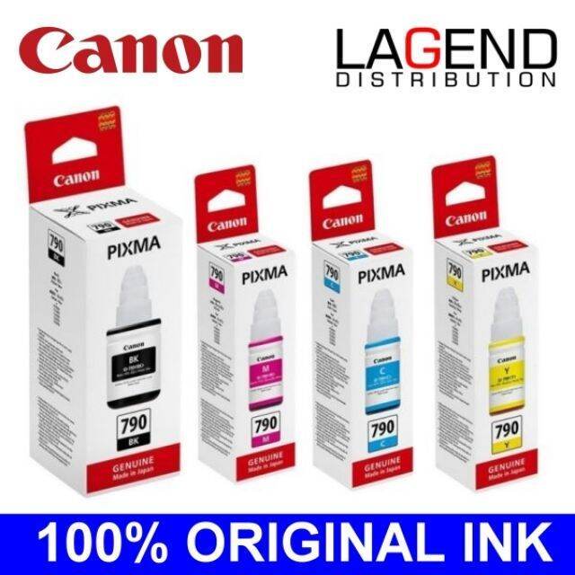 CANON GI790 GI790 BLACK (135ML), CYAN, MAGENTA , YELLOW INK BOTTLE