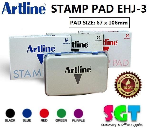 Artline Ehj-3 Stamp Pad No 1 Black