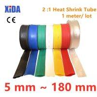 2:1 Heat Shrink Tube 1 Meter 1 2 3 5 6 8 10mm Diameter Shrinkable Heatshrink Tubing Connector Wrap Wire Repair Tube Cable Sleeve