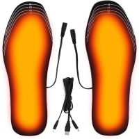 [HOT EXQQUZIOWGWD 116] USB Heated Shoe Insoles Electric Foot Warming Pad Feet Warmer Sock Pad Mat Winter Outdoor Sports Heating Insole Winter Warm