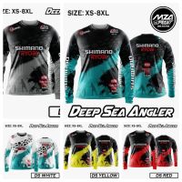 Baju Panching Deep Sea Edition ชุดประมงระเหิดเสื้อผ้าป้องกันรังสียูวีตกปลา Shimano RYOBI PENN พรางไมโครไฟเบอร์ Daiwa Shimano Murah ผ้าฝ้าย Baju Lelaki Udang Kain Sejuk