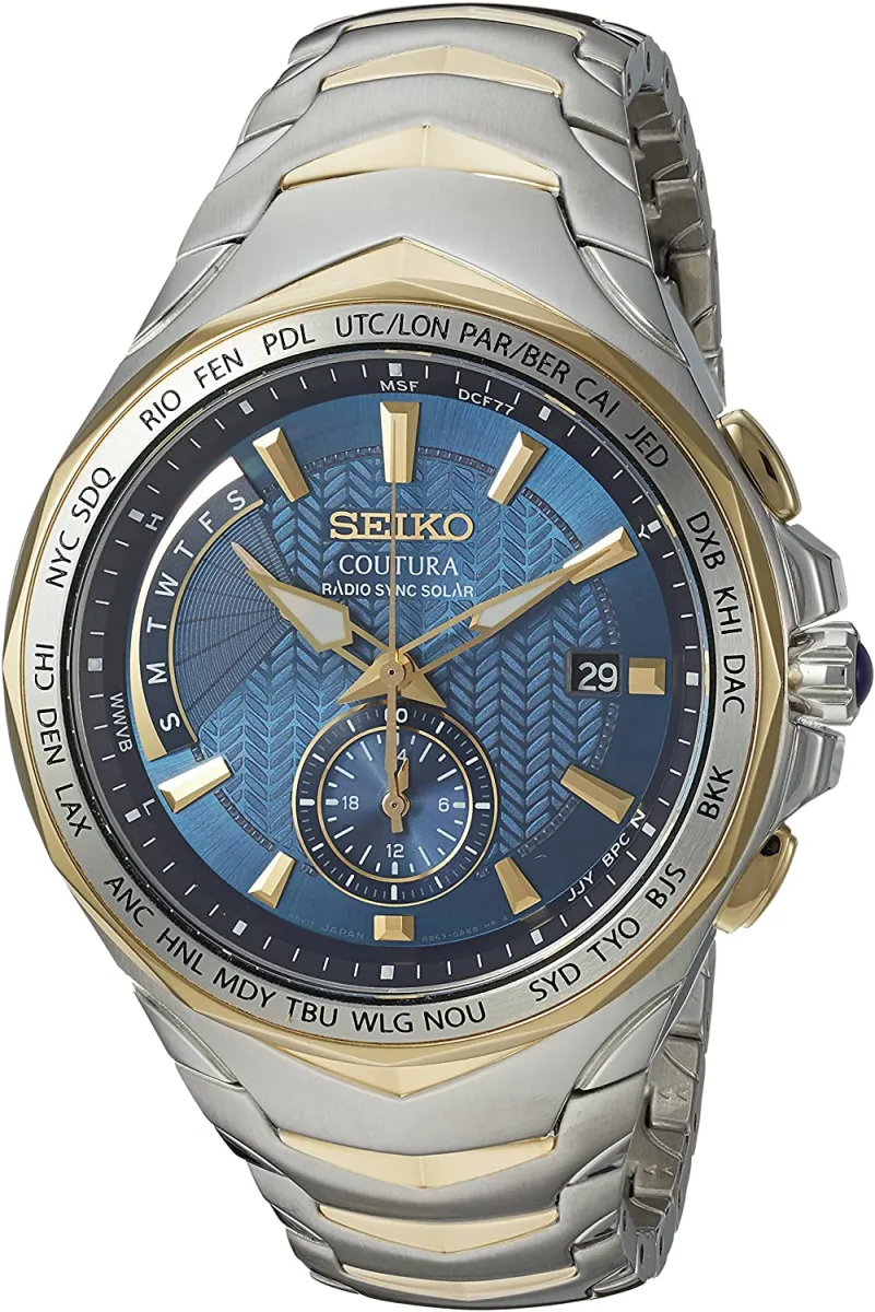 Đồng hồ Seiko cổ sẵn sàng (SEIKO SSG020 Watch) Seiko SSG020 COUTURA Analog  Display Japanese Quartz