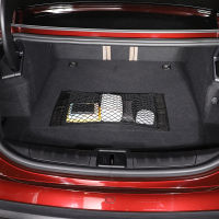 สำหรับ Porsche Taycan 2019 2020 2021 2022โพลีเอสเตอร์สีดำรถ Trunk Storage กระเป๋าสุทธิ Cargo Storage สุทธิรถอุปกรณ์เสริมภายใน