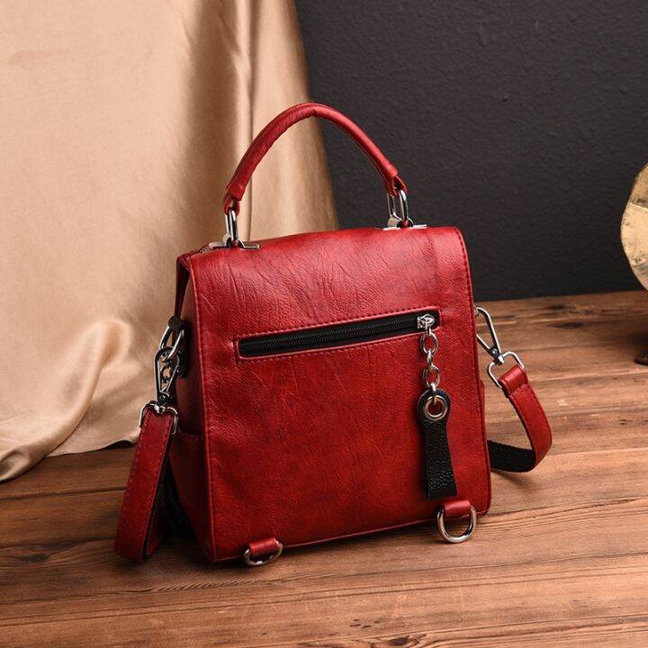handbag-branded-กระเป๋าผู้หญิง-2023-ใหม่กระเป๋าเป้สะพายหลังหนังนุ่มรุ่นเกาหลีกระเป๋าสตรีแฟชั่นทุกการแข่งขันนักเรียนกระเป๋านักเรียนกระเป๋าเดินทางผู