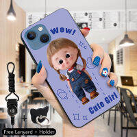 เคส Case4you สำหรับ iPhone 15 Pro Max 15 15 Pro เคสเด็กผู้หญิงลายการ์ตูนน้อยน่ารักแหวนใส่นิ้วน่ารักสำหรับเด็กผู้หญิงซุกซนน่ารักปลอกหุ้มซิลิโคนนิ่มโทรศัพท์ป้องกัน TPU