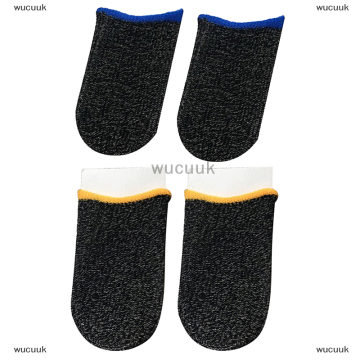 wucuuk-2pcs-เหงื่อ-proof-gaming-finger-sleeve-ถุงมือควบคุมหน้าจอมือถือ