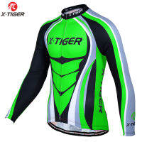 X-Tiger Pro แขนยาวชุดใส่ปั่นจักยานจักรยานเสือภูเขาเสื้อผ้า Breathable จักรยานเสื้อผ้า Ropa Ciclismo เสื้อผ้าสำหรับขี่จักรยาน