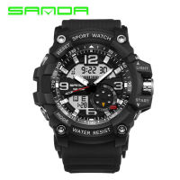 SANDA Military Watch Men Waterproof Sport Watch For Mens Watches Top Brand Luxury Clock Male Dive Saat relogio masculino 759