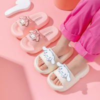 My Melody Cinnamoroll Kuromi รองเท้าใส่ในบ้านลายการ์ตูนสำหรับเด็กหญิงเด็กชายฤดูร้อน Sandals133002-233002กันลื่นรองเท้าแตะรองเท้าแตะลำลองสำหรับเด็กผู้หญิงในร่มน่ารัก