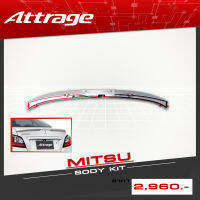 (แท้เบิกศูนย์) สปอยเลอร์หลังฝาครอบสีขาว Mitsubishi Attrage ปี2020-2024