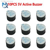 ₪◇ Big voice 5V Active Buzzer Magnetic Long Continous Beep Tone Alarm Ringer 12mm Active Piezo Buzzers Fit For Computers Printers