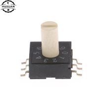 1pc Code Switch RM3HAF-10 Rotary Dial Switch 10bit 0-9 Coding Switch Patch 3:3 Rotary Encoder With Handle