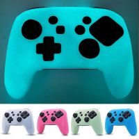 Glow in Dark Luminous Soft Silicon Case For Switch pro Games Accessories Gamepad Joystick Cover For Switch pro Controller Skin