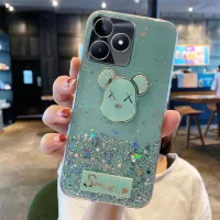 เคสมือถือสำหรับ Realme C51 ฝาหลัง ประกายดาวพระจันทร์ซิลิโคนนิ่มใสเรืองแสงลายการ์ตูนสำหรับ Realme C51 เคสใส่โทรศัพท์