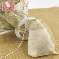 MUNIU 100ชิ้น/ล็อตถุงกระดาษเปล่าถุงกรองสายรัด teabags สำหรับ herb Loose Tea