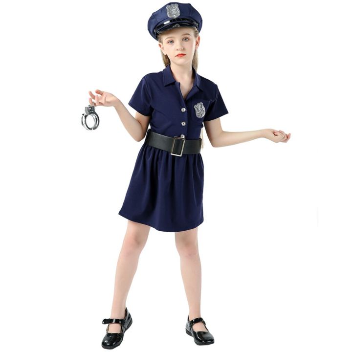 Cop Police Officer Children Play Performances Dress Up Outfit Kids ...