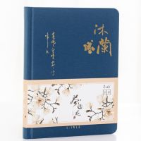 Color Page Illustration Notebook Chinese Style A5 Hardcover Antiquite Notepad Diary Planner Beautiful Journal Notebook Gift