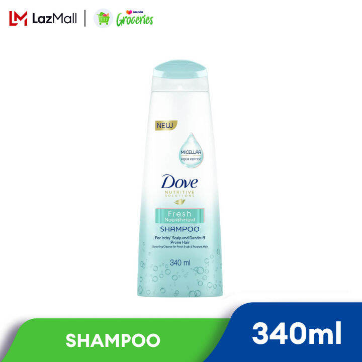 Dove Micellar Shampoo Fresh Nourishment 340ml Lazada