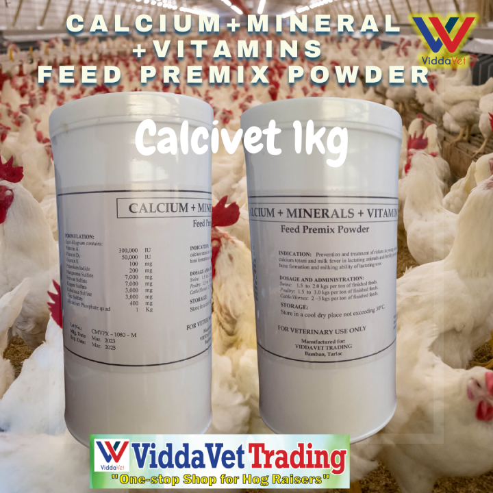 1 kg CAlcivet feed premix powder Calcium+Mineral+vitamins for pigs