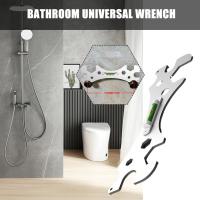 Universal Wrench Stainless Steel Bathroom Special Rain Installation Level Hexagonal Ruler Shower M2C8