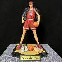 Slam Dunk Balcony Ge Sakuragi Flower Road Commemorative Edition Floor Handmed with Lights GK ของตกแต่งฉากรูปปั้น