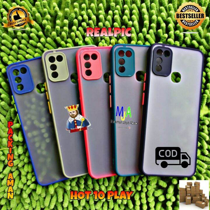 Casing My Choice Bumper Aero Fuze Case My Choice Hard Case Pelindung Kamera For Infinix Hot 10