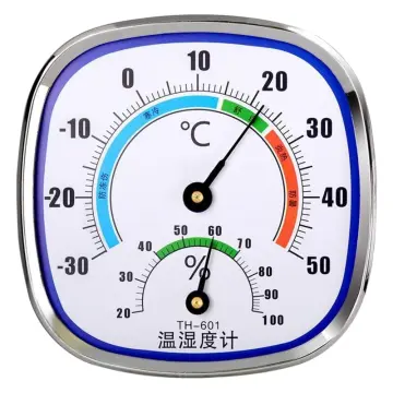 Hygrometer Analog Hygrometer Mechanical Round Hygrometer Humidity Gauge for  Cabinet Cans 