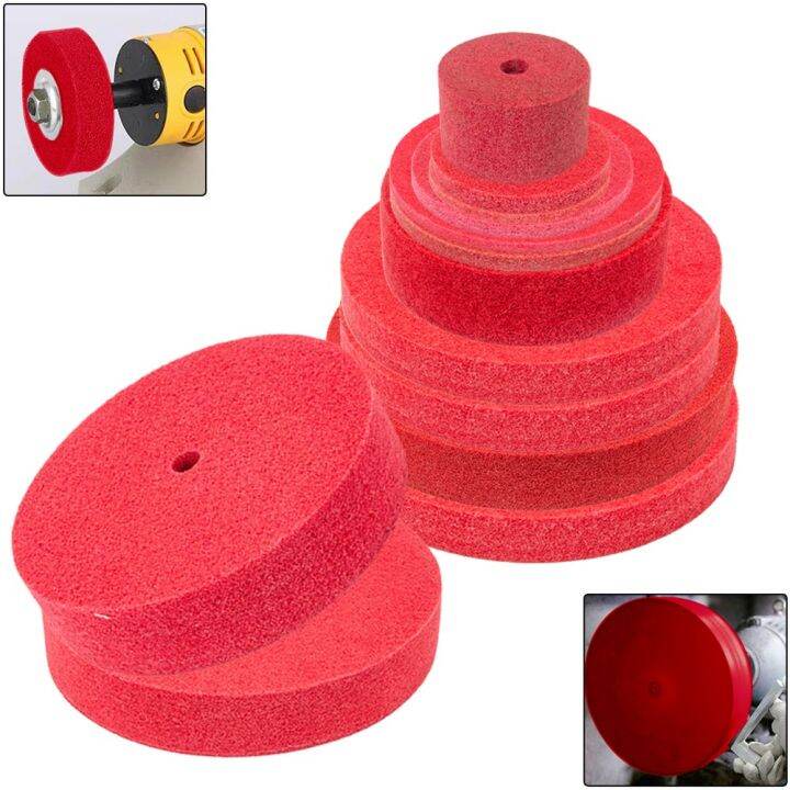 Fiber Polishing Sanding Disc Metal Buffing Wheel Pad Angle Grinder