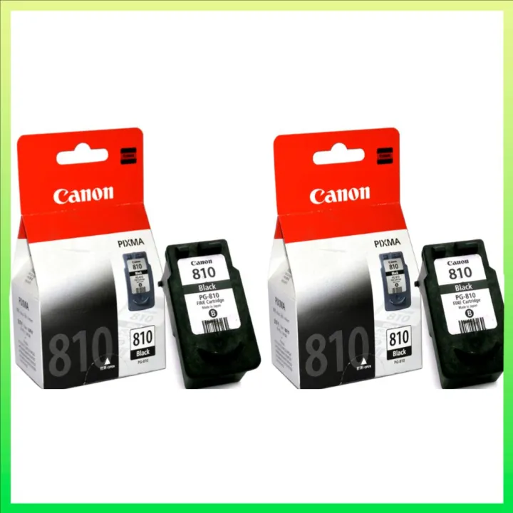 Canon Pg 810 Ink Cartridge Black Set Of 2 Lazada Ph