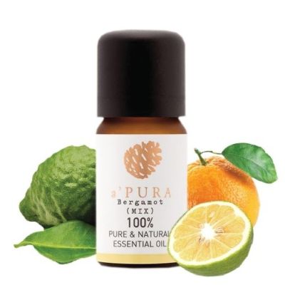 aPURA น้ำมันหอมระเหย กลิ่น เบอร์กามอท ผสมผลส้ม, ส้มเขียวหวาน และมะกรูด Bergamot Blended Essential Oil (10ml)
