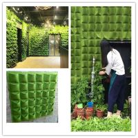 2/3/4/6Pockets Hanging Green Grow Bag Planter Vertical Garden Vegetable Living Garden Bag Planter Growing Bags Flowers Supply