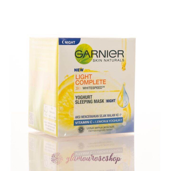 Garnier Light Complete Yoghurt Sleeping Mask NIGHT CREAM 50 ml (BIG) Lazada Indonesia